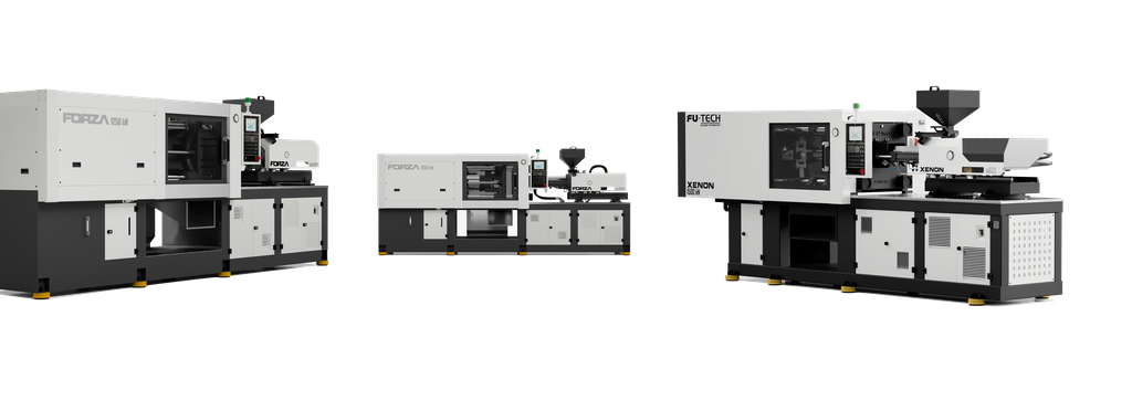 Futech FORZA and XENON injection moulding machines
